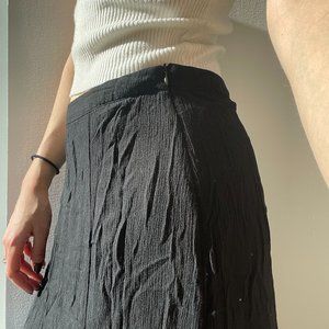 Lightweight Black Maxi Skirt
